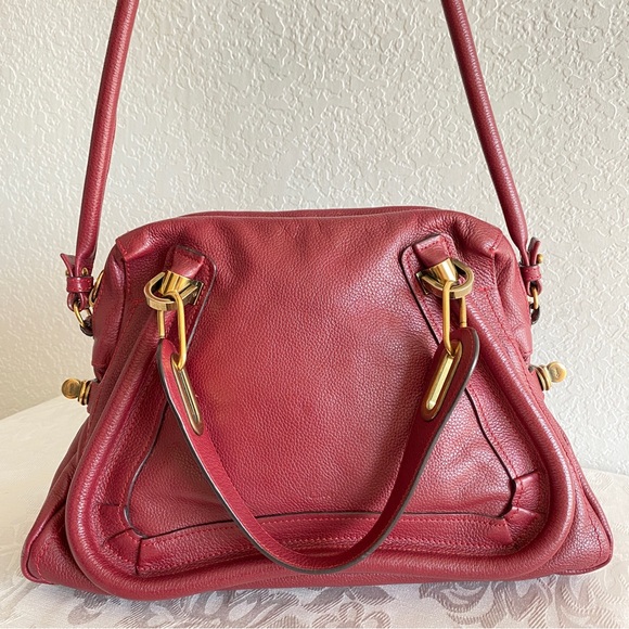 Chloe burgundy medium paraty bag - Picture 2 of 15